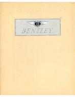 1951 BENTLEY MARK VI BROCHURE ENGELS, Nieuw, Author