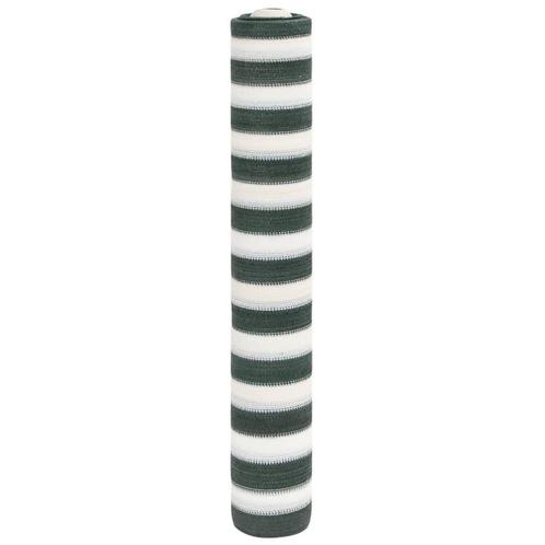 vidaXL Privacynet 75 g/m² 1,5x25 m HDPE groen en wit, Tuin en Terras, Zonneschermen, Nieuw, Verzenden