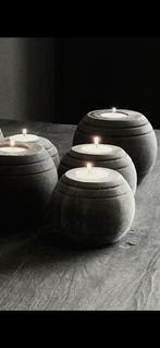 LUKSA houten bol waxinelichthouder 10 cm, Ophalen of Verzenden, Nieuw