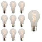 Set van 10 LED lampen E27 | 7.5 watt dimbaar | 2200K extra w, Verzenden, Overige typen, Nieuw, E27 (groot)