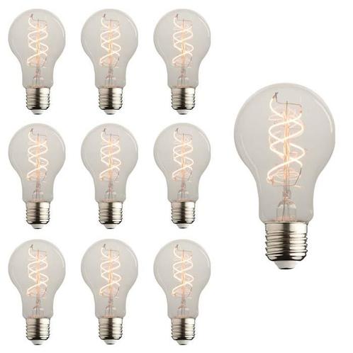Set van 10 LED lampen E27 | 7.5 watt dimbaar | 2200K extra w, Huis en Inrichting, Lampen | Losse lampen, Overige typen, Nieuw