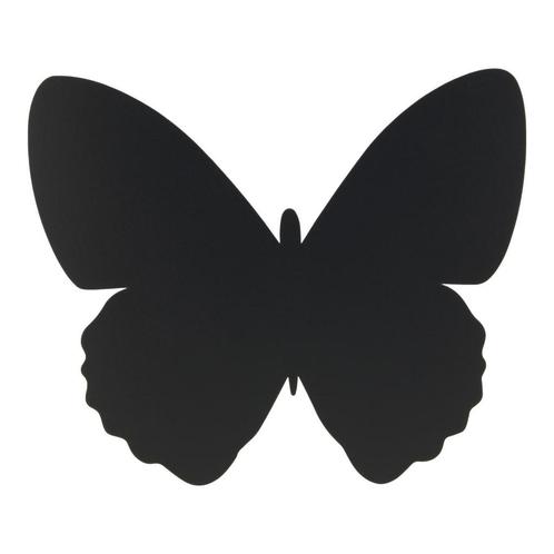 Muurkrijtbord | Vlinder | Silhouette | 31x35,5x0,3cm, Zakelijke goederen, Horeca | Keukenapparatuur, Nieuw in verpakking, Verzenden