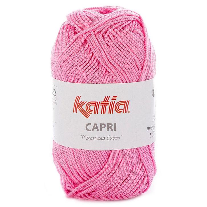 Katia Capri - 82100 roze - Katoen Garen, Hobby en Vrije tijd, Breien en Haken, Ophalen of Verzenden