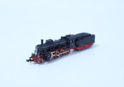 Minitrix N - 2923 - Stoomlocomotief met tender (1) - DR, Hobby en Vrije tijd, Modeltreinen | N-Spoor