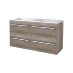 Badmeubelset BWS Salt 120x46cm Met Grepen 4 Lades Met, Doe-het-zelf en Verbouw, Sanitair, Ophalen of Verzenden, Nieuw, Chroom