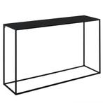 Console tafel sidetable metaal 74x115x32 cm zwart mat, Verzenden, Nieuw