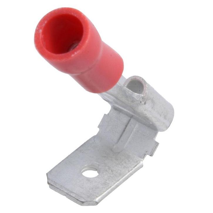 Kabelschoen Vlakstekker - per stuk - Rood - Insteekbreedte 0, Doe-het-zelf en Verbouw, Elektra en Kabels, Stekker, Nieuw, Ophalen of Verzenden