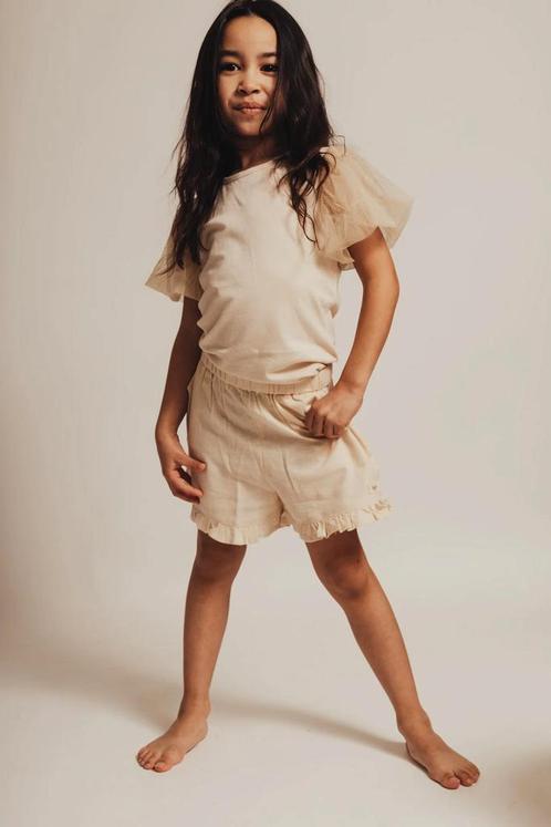 Meisjes korte broek Maria sand  Baje Studio Maat 134, Kinderen en Baby's, Kinderkleding | Maat 134, Meisje, Nieuw, Broek, Ophalen of Verzenden