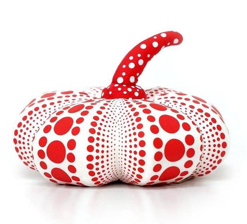 Yayoi Kusama (after) - Dots Obsession (Pumpkin Red), Antiek en Kunst, Kunst | Schilderijen | Modern