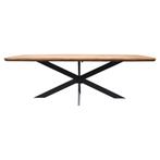 Lido dining tuintafel 240x110xH75 cm acacia blad antraciet, Tuin en Terras, Tuintafels, Ophalen of Verzenden, Nieuw