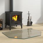 vidaXL Glasplaat openhaard zeshoekig 80x60 cm, Doe-het-zelf en Verbouw, Glas en Ramen, Verzenden, Nieuw