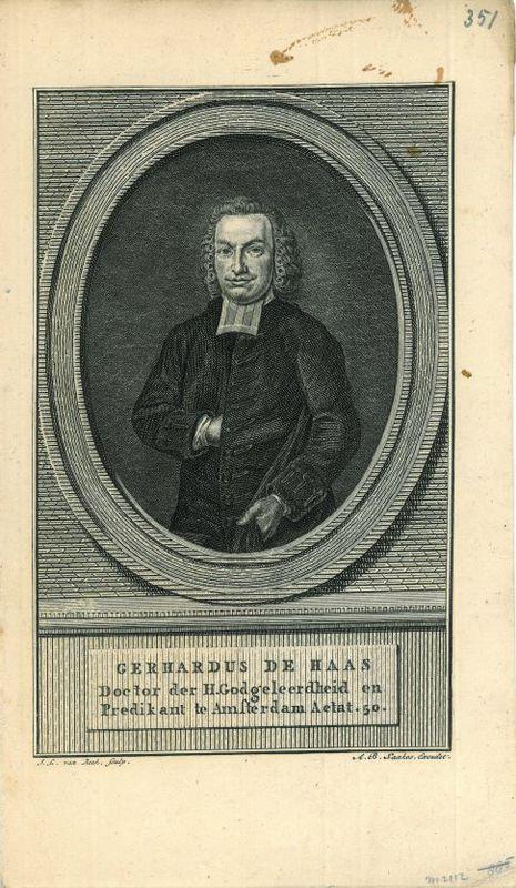 Portrait of Gerardus de Haas, Antiek en Kunst, Kunst | Etsen en Gravures
