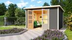 Karibu tuinhuis Stockach 5 Grijs, 330 x 282 cm, Tuin en Terras, Tuinhuizen, Nieuw
