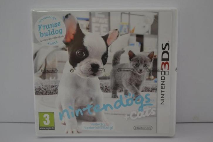 Nintendogs + Cats - Franse Buldog - SEALED (3DS HOL), Spelcomputers en Games, Games | Nintendo 2DS en 3DS, 1 speler, Zo goed als nieuw