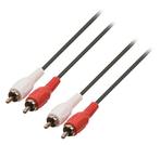 Valueline Stereo 2x RCA Composiet Audio Kabel-1.5M, Ophalen of Verzenden, Zo goed als nieuw