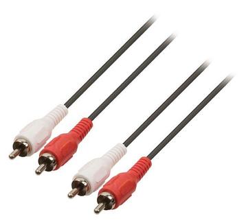 Valueline Stereo 2x RCA Composiet Audio Kabel-1.5M beschikbaar voor biedingen