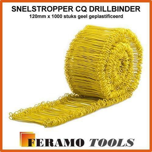 120mm x 1000 stuks snelstropper drilbinders geplastificeerd, Doe-het-zelf en Verbouw, Gereedschap | Overige machines, Nieuw, Ophalen of Verzenden