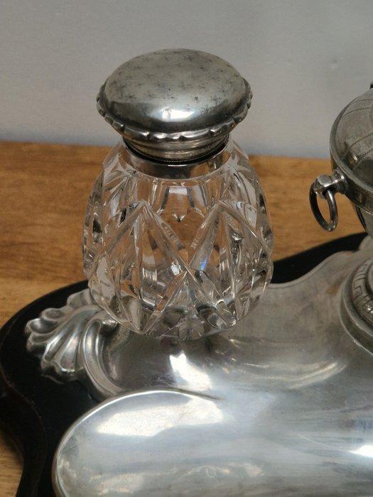 Inktpot (3) - Zilver, Been, Kristal, Antiek en Kunst, Antiek | Goud en Zilver
