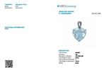 Hanger - 14 karaat Witgoud - 7.84ct. tw. Aquamarijn -