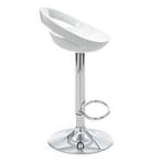 Tomasucci - Barhocker MIRKO WHITE - Hochglanz-PVC - - Kruk -