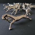 Messensteun (12) - Chevaux - zilver metaal, Antiek en Kunst