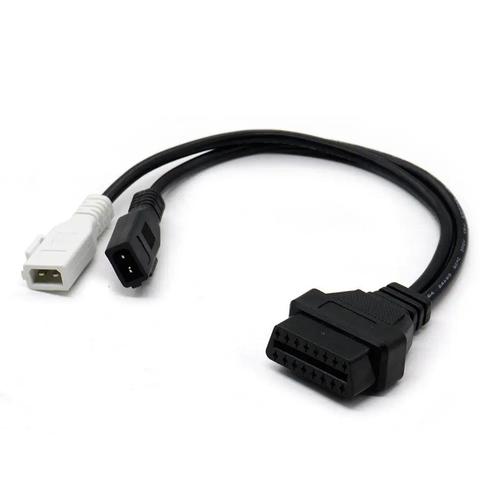 Audi/Seat/Skoda/Volkswagen 2+2 Pins OBD1 - 16 Pins OBD2 Verl, Auto diversen, Autogereedschap, Nieuw, Verzenden