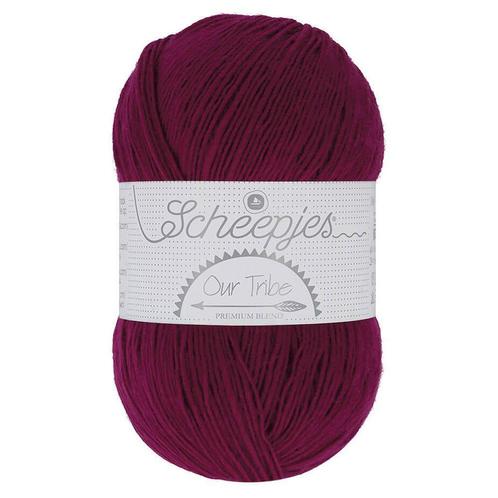 Scheepjes Our Tribe - 877 raspberry radiance - Merinowol G, Hobby en Vrije tijd, Breien en Haken, Ophalen of Verzenden
