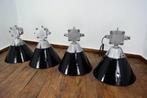 Plafondlamp - Aluminium, Glas, Staal - Set van vier, Antiek en Kunst
