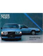 1987 VOLVO 740 INSTRUCTIEBOEKJE NEDERLANDS, Auto diversen, Handleidingen en Instructieboekjes