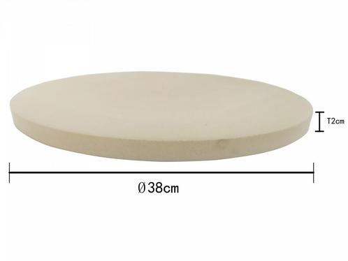 BBQ XL Pizza Steen van Cordieriet Ø 38 CM en 2 CM Dik, Tuin en Terras, Barbecue-accessoires, Verzenden
