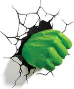 3DLightFX Hulk Vuist lamp - Wandlamp - Marvel lamp - Lamp, Huis en Inrichting, Lampen | Wandlampen, Ophalen of Verzenden, Zo goed als nieuw
