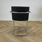 Wilkhahn Neos vergaderstoel, Bordeaux  - Chroom, Huis en Inrichting, Stoelen, Ophalen of Verzenden, Gebruikt, Stof, Eén