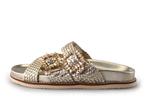 Nelson Slippers in maat 41 Goud | 10% extra korting, Kleding | Dames, Schoenen, Slippers, Overige kleuren, Verzenden, Zo goed als nieuw