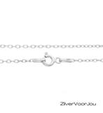 925 Zilveren kabel ketting 45 cm, Sieraden, Tassen en Uiterlijk, Kettingen, Verzenden, Nieuw, Zilver