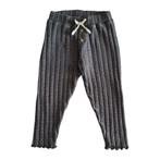 Knitted striped pants with strings - 3/4Y, Verzenden, Nieuw