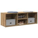 vidaXL Schoenenopbergbank 105x35x35 cm bewerkt hout, Verzenden, Nieuw