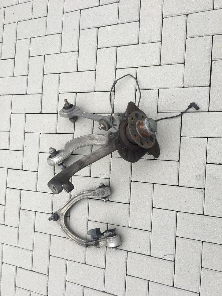 Mercedes W221 Sklasse fusee draagarm as rechts voor compleet, Auto-onderdelen, Ophanging en Onderstel, Gebruikt, Mercedes-Benz