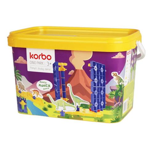 Korbo Dino Park (kinder bouwsets, Constructie speelgoed), Kinderen en Baby's, Speelgoed | Bouwstenen, Nieuw, Verzenden