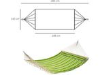 Outsunny Hangmat hangbed hangzetel hangend bed familie, Verzenden, Nieuw
