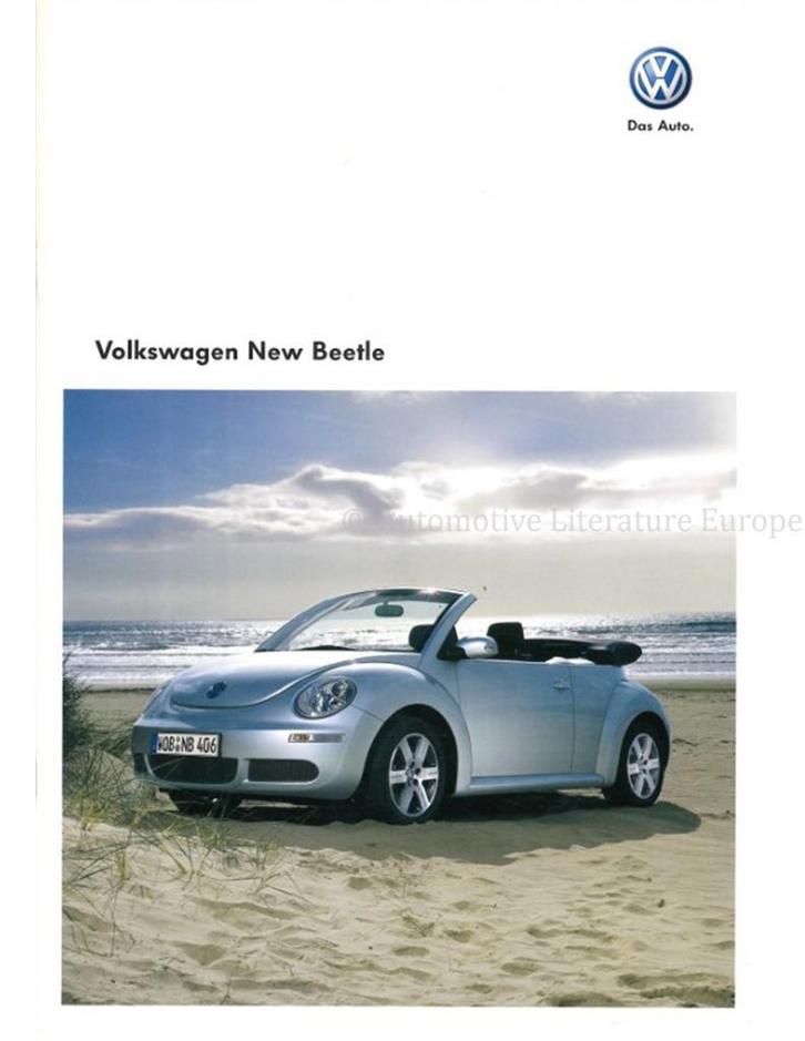 2009 VOLKSWAGEN NEW BEETLE BROCHURE ENGELS (AU), Boeken, Auto's | Folders en Tijdschriften, Volkswagen
