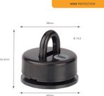 2dekans | Yale Y730B60231 Ankerplaats Zwart Hoge Bescherming, Fietsen en Brommers, Ophalen of Verzenden, Zo goed als nieuw, Yale