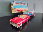 Haji - Blikken speelgoed - Rare Ford Fairlane with Boat