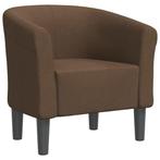 Bruine Stoffen Kuipstoel - Tweedekansje voor Jou! OP=OP, Huis en Inrichting, Stoelen, Ophalen of Verzenden, Nieuw, Bruin, Modern