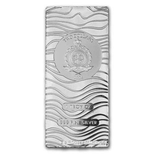 Niue. 2024 1 oz $2 NZD Niue Silver Star Wars Mandalorian, Postzegels en Munten, Edelmetalen en Baren