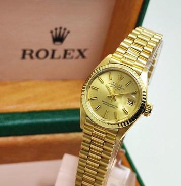 Rolex - Datejust 18K (0.750) Gold - Ref. 6917 - Dames - 1981 beschikbaar voor biedingen