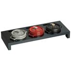 GGM Gastro | STAUB | SPECIALITIES - Serveerplank voor 3 mini, Verzenden