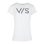 Verysimple • off white t-shirt met v/s • XS (IT40), Kleding | Dames, Tops, Verzenden, Nieuw, Maat 34 (XS) of kleiner, Wit