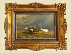 Louis Robbe (1806 - 1887) - [Attribué à] - Pouliches sous, Antiek en Kunst, Kunst | Schilderijen | Klassiek