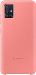 Samsung Silicone Hoesje - Samsung Galaxy A51 - Roze, Ophalen of Verzenden, Nieuw