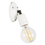 Wandlamp Esther wit Keramiek E27 fitting klassiek leeslamp, Huis en Inrichting, Lampen | Wandlampen, Nieuw, Verzenden